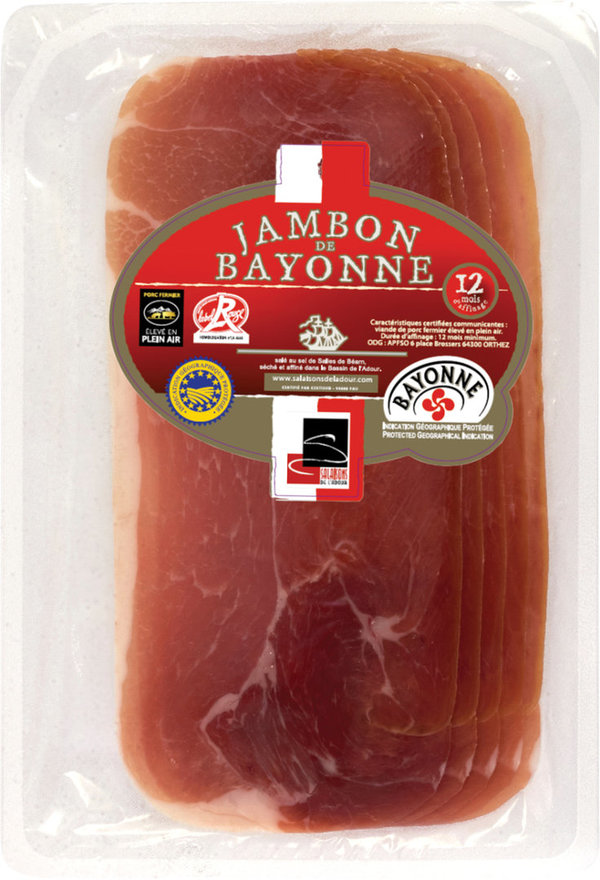 Jambon de Bayonne IGP & Label Rouge 80 g
