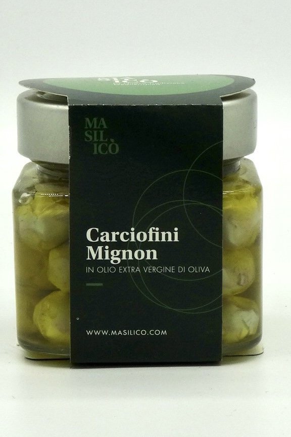 Carciofini Mignon / Artischocken Mignon in Olivenöl EV 190 g