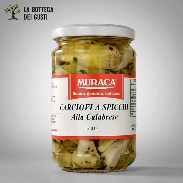 Muraca Carciofi a Spicchi alla Calabrese / Artischocken Stückchen 314 ml
